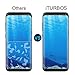 Galaxy S8 Screen Protector [2-Pack], iTURBOS [Case-Friendly] 3D PET HD Screen Protector Film for Samsung Galaxy S8 Black