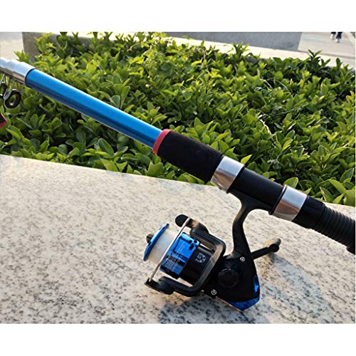 JIE KE Angelausrüstung Angelrute Reel Combos, Teleskop Angelkolke mit Spinning Rolle Kit Für Erwachsene Kinder Outdoor… – Bild 3