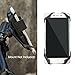 Staruby Bike Phone Band Replacement Security Rubber Silicone Elastic Bands for Bicycle Bike, Motorcycle, Handlebar, Roll Bar Mount, Phone Mount Bands Universal Size, 2-Pack (Black)