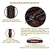 ALLMILL Natural Boar Bristle Round Comb Hair Brush with Ergonomic Natural Wood Handle,2.2 Inch,Styling Essentials for Hair Drying, Styling, Curling