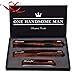 3 Set Mens Comb by One Handsome Man - Anti-Static Hair Comb, Beard Comb, and Mustache Combs For Men with Leather Case and Gift Box - Very Sexy For Him or Regalos Para Hombre
