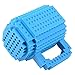 OliaDesign Blue Build-On Brick Mug - BPA-free 12oz