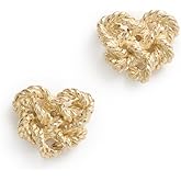 Isa Grutman Women's 14k Love Knot Studs, Yellow Gold, One Size