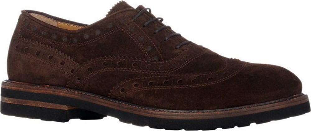 Antonio Maurizi Perforated Suede Wingtip Brogues w/Lugged Sole 42 EU 9 US
