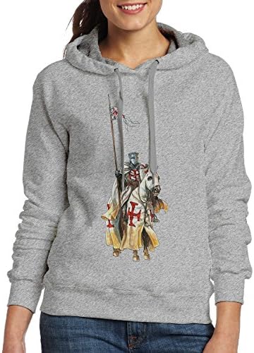 Templar Knight Women's Ash Adult Pullover Hooded Sweatshirt
