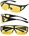 Bestum Headlight Night Vision Driving Glasses Wraparounds Polarized Sunglasses