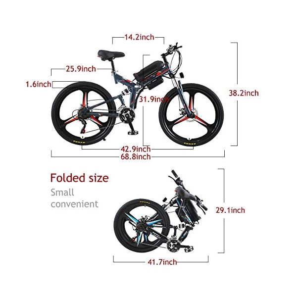 €679.00 Hyuhome Bici Elettrica Per Uomini Adulti Donne, 26\