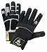 West Chester 96650 Yeti Waterproof Winter Gloves [Black] – 10.25 in. Length, 4.5 in. Width with PU Patch, PVC Grip. Synthetic Leather Safety Gloves