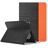 iPad Pro 10.5 Case - MoKo Premium Light Weight Stand Folio Shock Proof Cover Protector for Apple iPad Pro 10.5 Inch 2017 Released Tablet, Dark Gray & Orange (with Auto Wake / Sleep)