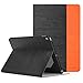 iPad Pro 10.5 Case - MoKo Premium Light Weight Stand Folio Shock Proof Cover Protector for Apple iPad Pro 10.5 Inch 2017 Released Tablet, Dark Gray & Orange (with Auto Wake / Sleep)
