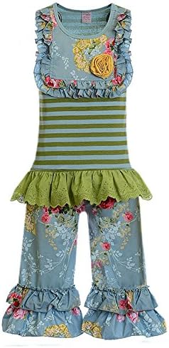 Giggle Moon Big Girls' Rahab Garden of Eden Set 8 Green