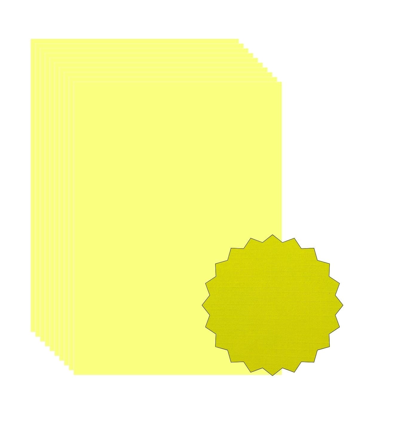 ASENME Colored Cardboard, Lemon Yellow, A3 Size Textured Cardboard (Lemon Yellow, A3/8Units) โ image 1