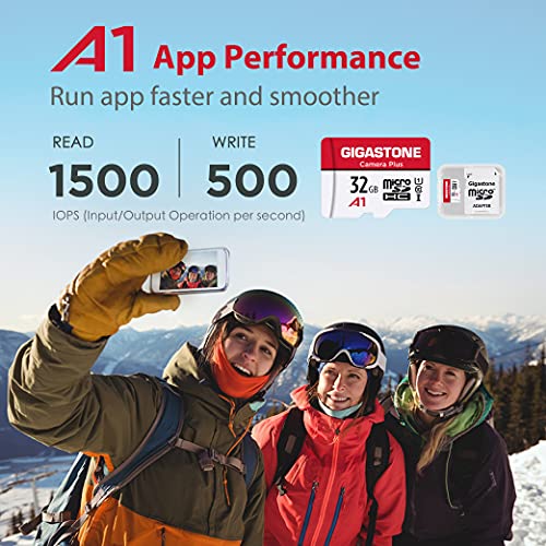 [Gigastone] Micro SD Card 32GB 2Pack, Camera Plus, MicroSDHC Memory