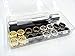 INNETOC 120 Sets - Brass Grommet Eyelets 10mm 3/8