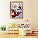 EOBROMD 5D Diamond Painting Kit, Full Drill DIY Embroidery 3D Diamond Painting Wall Sticker for Home Decor - Santa Claus and Snowman 12 x 16inch