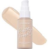 ColourPop Pretty Fresh Liquid Foundation - Hydrating Foundation with Medium, Buildable Coverage & a Natural Finish - Enriched with Hyaluronic Acid & Coconut Water - Fair 25W (1 oz)