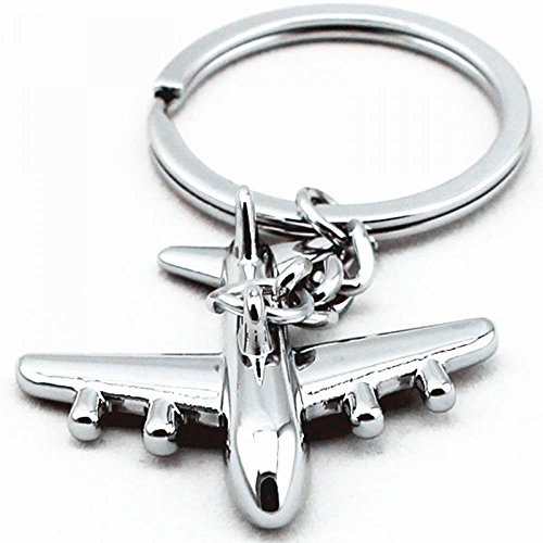 GOOTRADES Mini Airplane Alloy Keychains Keyring Creative Keyfob (pack of 2)