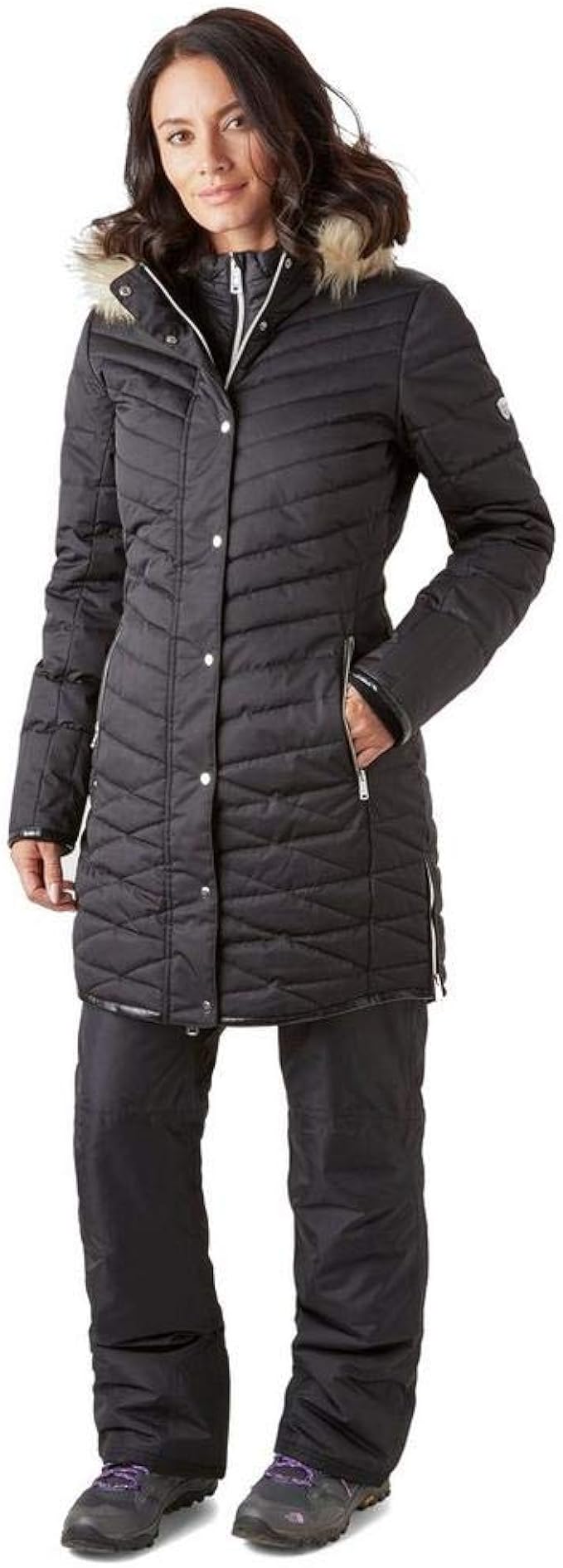 Dare2B Women's Svelte and Breathable Quilted Outdoor Ski Waterproof