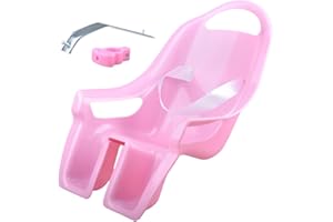 kowaku Doll Bike Seat for Girl Bike Kids Bike Toy Doll Seat Easy to Mount Universal (Pink) Decoration Kids Bikes Accessories