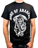 Sons of Anarchy - Logo Shirt (Black - Large)