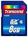 Transcend 8 GB Class 6 SDHC Flash Memory Card TS8GSDHC6