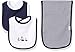 Little Me Clothes for Baby Boys' 100% Cotton 3-Piece Sailboats Bib and Burp Set, 2 Bibs and 1 Shoulder Wrap