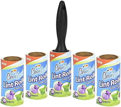 NABLUE Pet Hair Roller, Lint Roller Remover,Lint Roller with Giant Adhesive+4 Sticky Replacement Heads Easily and Quickly Removes Animal Hairs, Dust and Fluff from Garments, Furniture and Car Seats