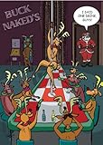 Pole Dancing Reindeers Christmas Card