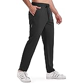 Rdruko Men's Sweatpants Athletic Pants Quick Dry Stretch Workout Track Mesh Pants with Zipper Pockets for Running Hiking