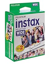 Fujifilm instax Wide Instant Film, 20 Exposures, White, Old Packaging
