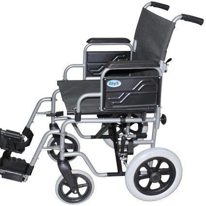 Days Whirl Attendent Propelled Wheelchairs, Designed to Be a Simple Yet Versatile, Ensures Great Manoeuvrability, Durable, 41cm (16") - Image 3