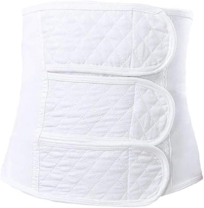 Postpartum Recovery Belly Band Postpartum Belly Wraps Breathable White Cotton Postpartum Support Recovery Waist Trainer Durable Belt for Postnatal Body