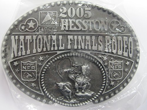 Hesston 2005 National Finals Rodeo NFR Adult Belt Buckle NEW