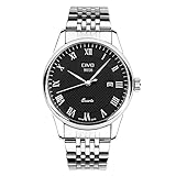 CIVO Men's Luxury Date Calendar Wrist Watches Men Casual Business Dress Waterproof Watch Simple Design Fashion Classic Analogue Quartz Watches for Men (Silver)