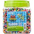 Perler Beads Assorted Multicolor Fuse Beads for Kids Crafts, 11000 pcs