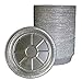 9 Inch Round Tin Foil Pans Disposable Aluminum - Freezer & Oven Safe - For Baking, Cooking, Storage & Reheating, By MontoPack (50, Without Lids)