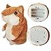 AnyBack Electronic Stuffed Talking Plush Animals Pets Toys Hamster,Electric Cute Plush Mimicry Pet Animal Toy Repeating Mouse Talking Hamster Stuffed Animals Toys for Kids Boys Girls Toddlers Brown