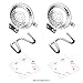 Suction cup hooks Wall hooks Super Powerful Vacuum Sucker hook Holder Super Load Reusable for Bathroom Hanger Kitchen Wall & Ceiling Hanger LONGWEN (2 pcs)