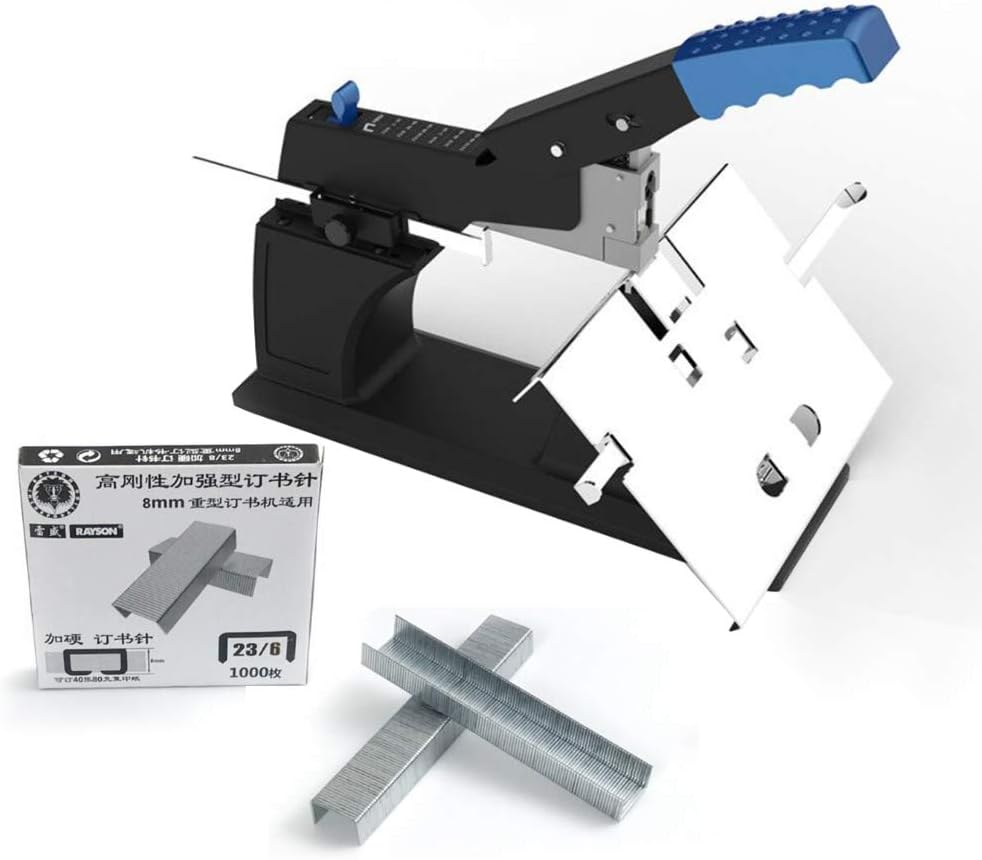 RAYSON Heavy-Duty Long-Arm Stapler, Effortlessly Bind A4 Documents up to 60 Sheets, SH-03, Silver