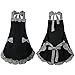 Rbenxia Women's Apron with Pockets Adjustable Bib Apron with Pockets Extra Long Ties Women Kitchen Apron for Cooking, Crafting, Gardening, Kitchen Women's Cake Apron With Pocket Black