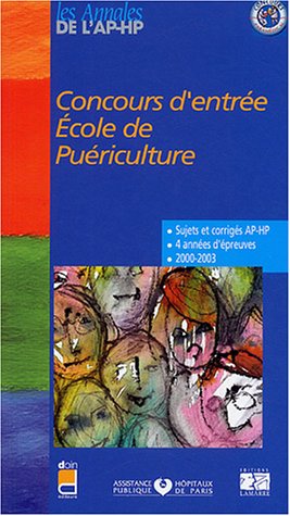 Concours d'entrée, école de puériculture