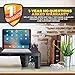 Monitor Stand Riser Computer Laptop Printer Desk Storage Organizer, Height Adjustable Shelf - 2 Pack Black