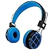 Mokata Foldable Headphones Wireless Bluetooth Headphones Over Ear Built-in Mic SD Card Slot 3.5mm Audio Jack Cable for TV PC Tablet iPhone iPod Cellphone B013 Bluethumb 1