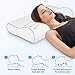 Memory Foam Pillow, Anvo Neck Contour Cervical Orthopedic Pillow for Sleeping Side Back Stomach Sleeper, Ergonomic Bed Pillow for Neck Pain 2