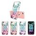 iPhone 7 Plus Case, Clear iPhone 8 Plus Case, MOSNOVO Good Vibes Only Tropica Leaves Quotes Clear Design Transparent Back Case with TPU Bumper for iPhone 7 Plus (2016) / iPhone 8 Plus (2017)