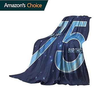 Amazon Com 75th Birthday Security Blanket Geometric And Abstract