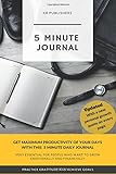 5 Minute Journal: Organize your life and get most out of each day