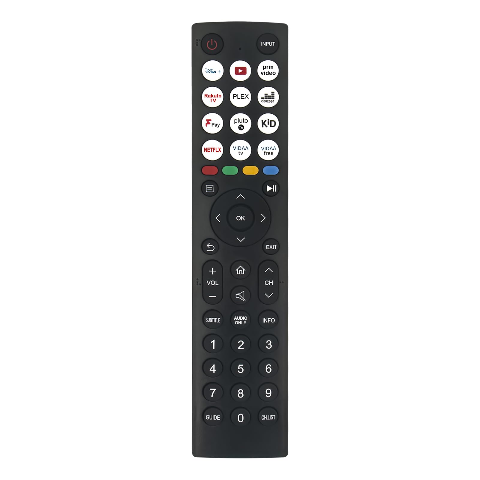 VINABTY EN2N36H T325573 TV Replace Remote Control Fit for Hisense U8H QLED 4k Smart LED TV 32A5KQTUK 40A4KTUK 32A4KTUK 32E4KTUK 40A4KTUK 40A5KQTUK 40E4KTUK