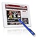 H&T(TM) Second Generation Fine Point Stylus with Two Tip [2 in 1] for Ipad, Ipad Air, Ipad Mini, Iphone, Samsung Galaxy, Nexus, Lg G Pad, HTC and Other Touch Screen Devices (dark blue)