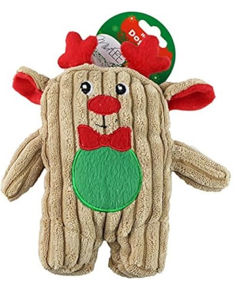 christmas reindeer dog toy